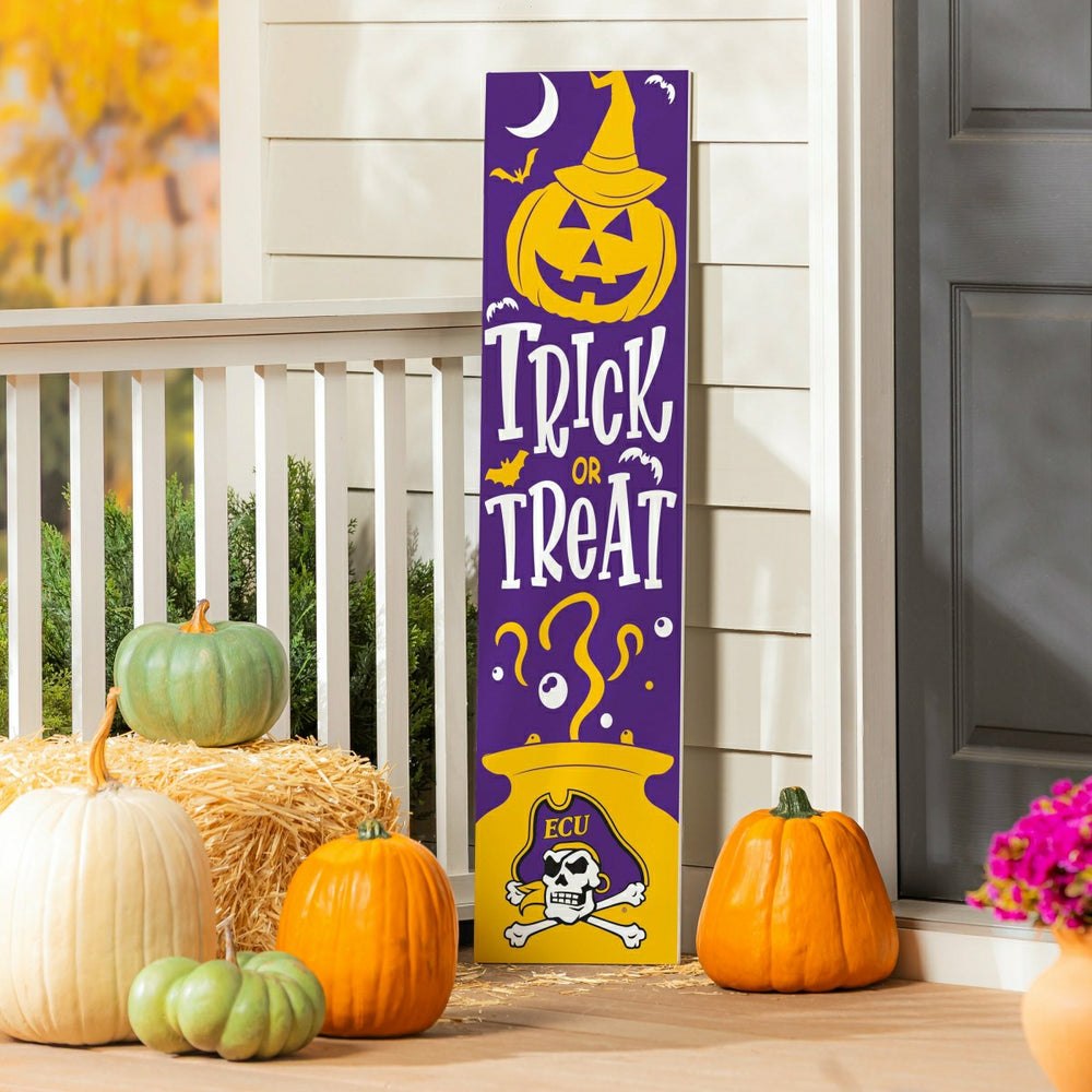 47" Double Sided Leaner, East Carolina University, Halloween - Collegiate Home