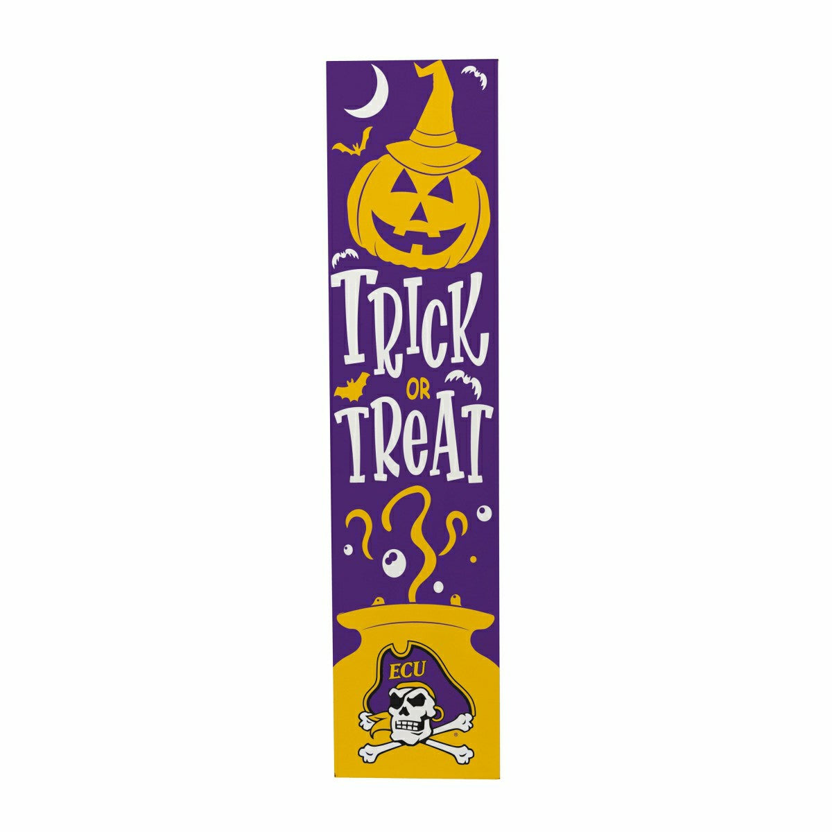 47" Double Sided Leaner, East Carolina University, Halloween - Collegiate Home