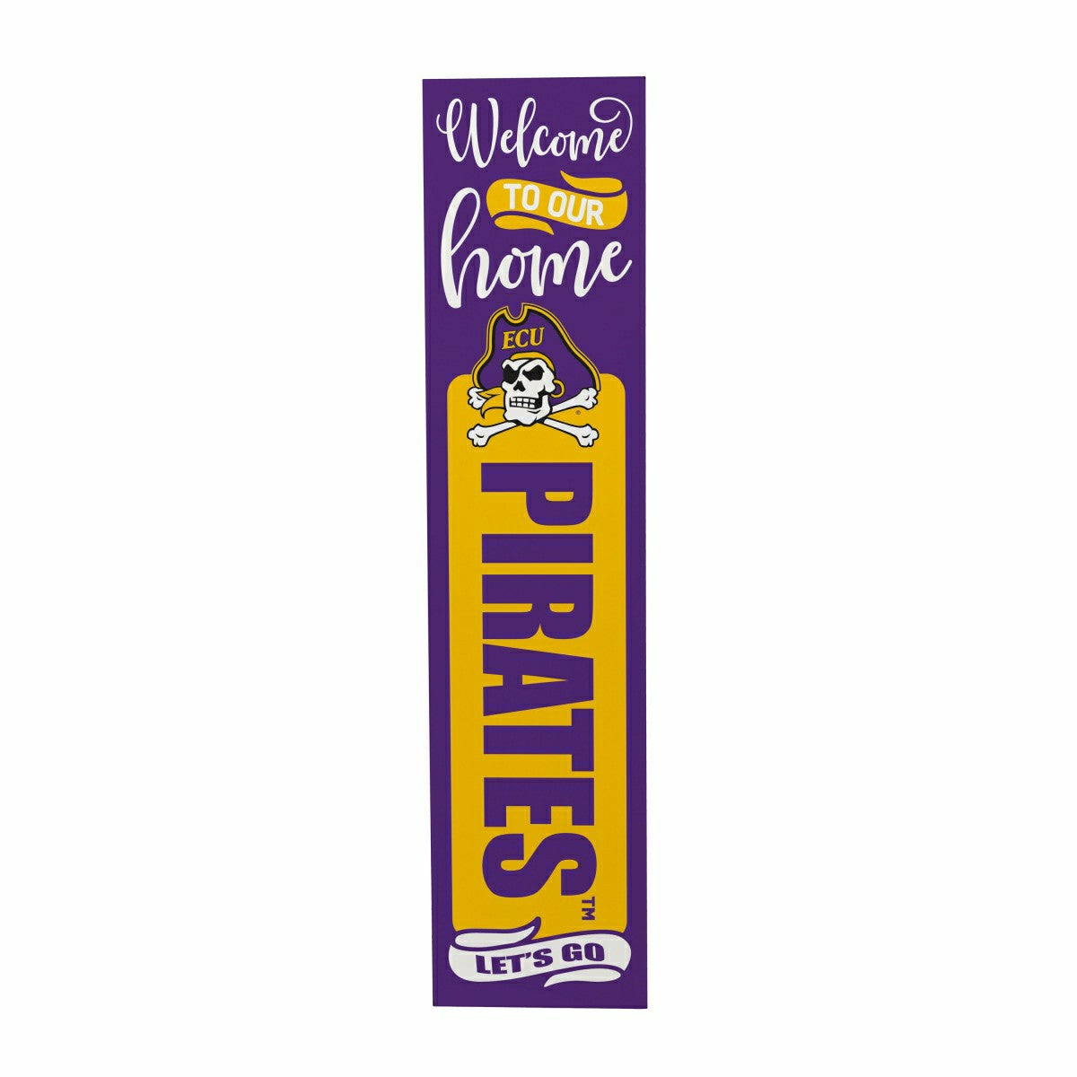 47" Double Sided Leaner, East Carolina University, Halloween - Collegiate Home