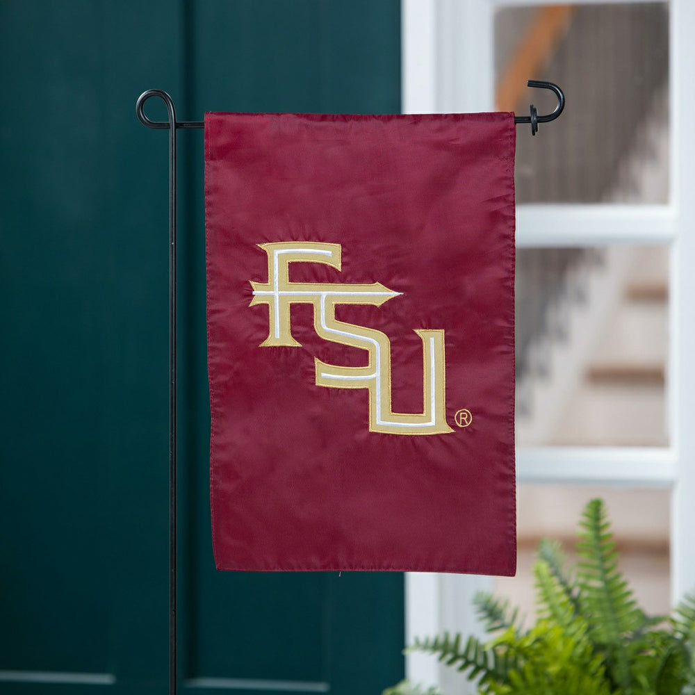 Florida State University Applique Garden Flag - Collegiate Home