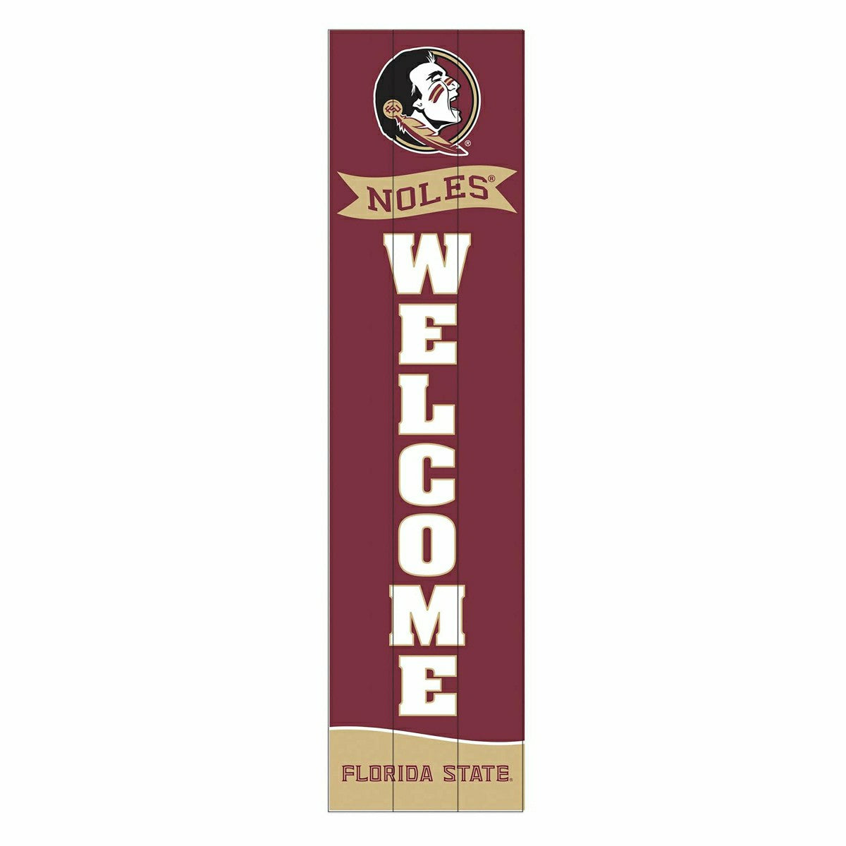 Florida State University Large Single Sided Leaner, 46" - Collegiate Home
