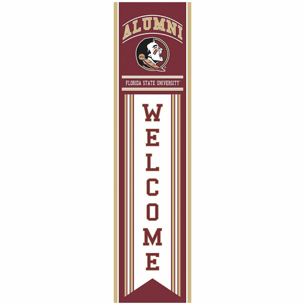 Florida State University Alumni Single Sided Large Leaner, 46" - Collegiate Home