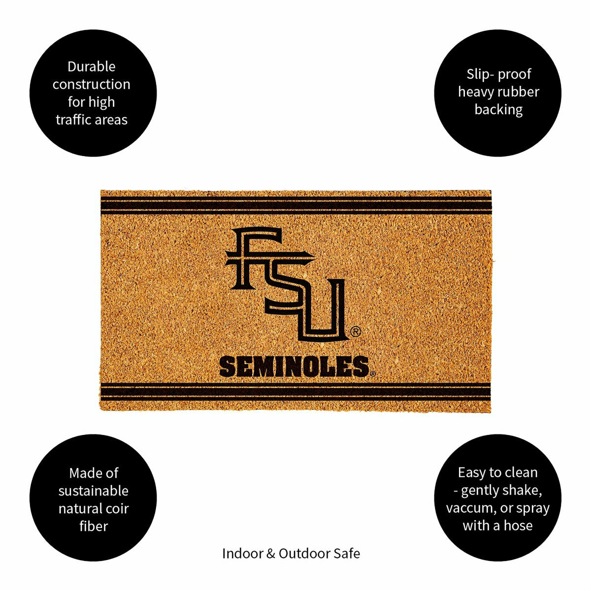 Florida State University Coir Mat 1C - Collegiate