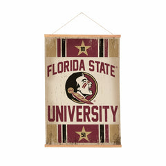 Florida State University, Canvas Wall Tapestry, Medium, 36x24 - Collegiate Home