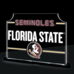 Florida State University College Rectangle Desklite LED Decor - Collegiate Home