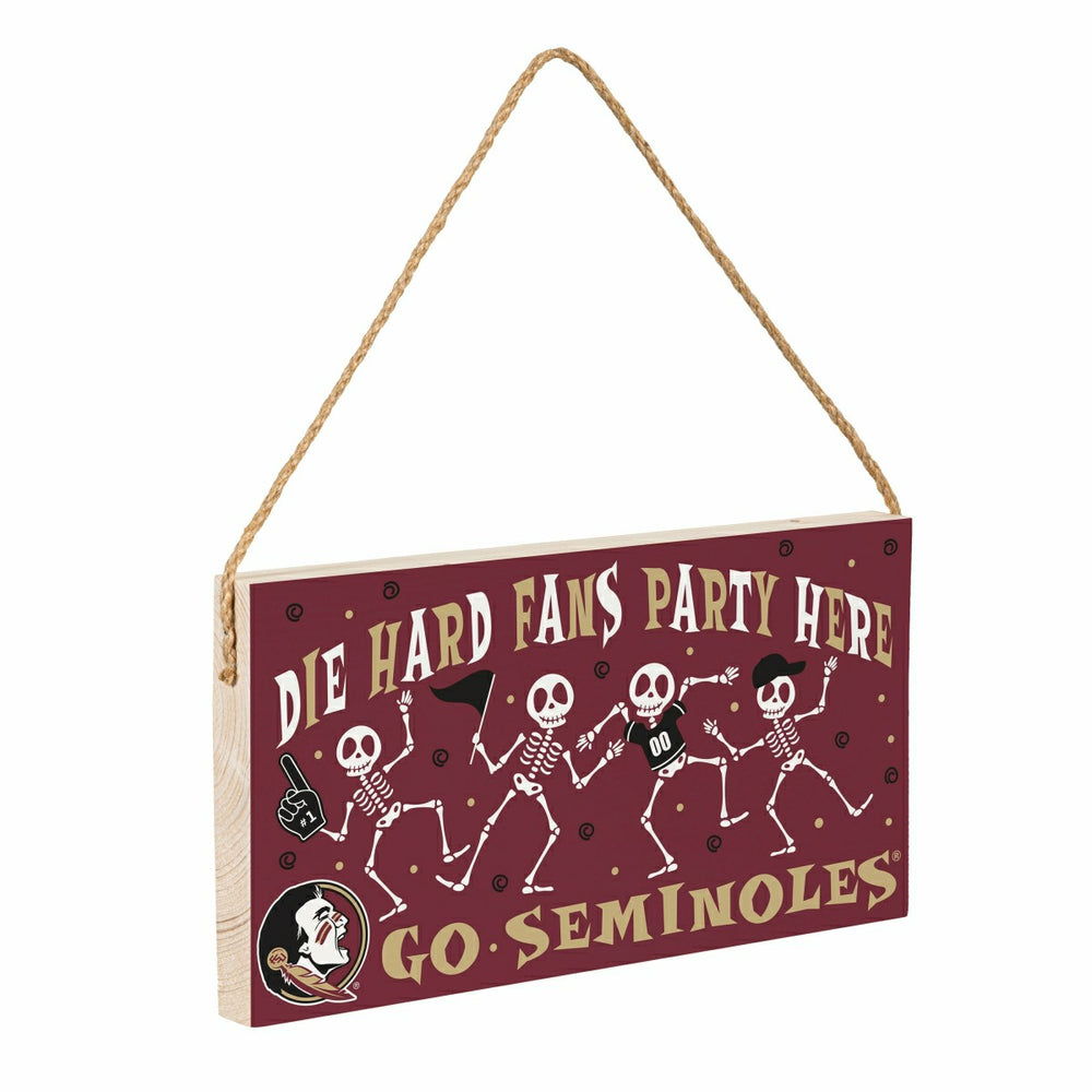 Florida State University Halloween Wood Wall Sign, 6x11 - Collegiate Home