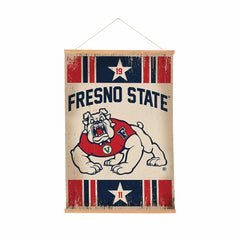 Fresno State, Canvas Wall Tapestry, Medium, 36x24 - Collegiate Home