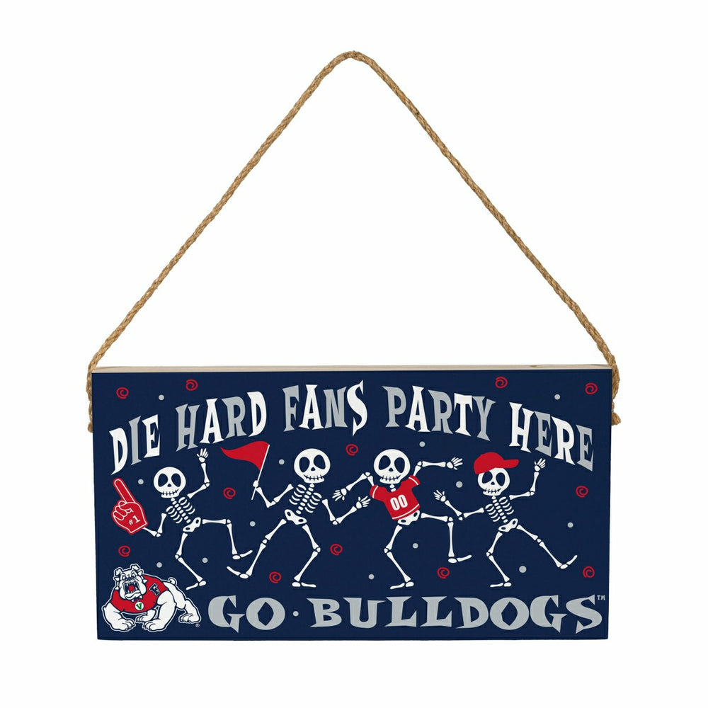 Fresno State Halloween Wood Wall Sign, 6x11 - Collegiate Home