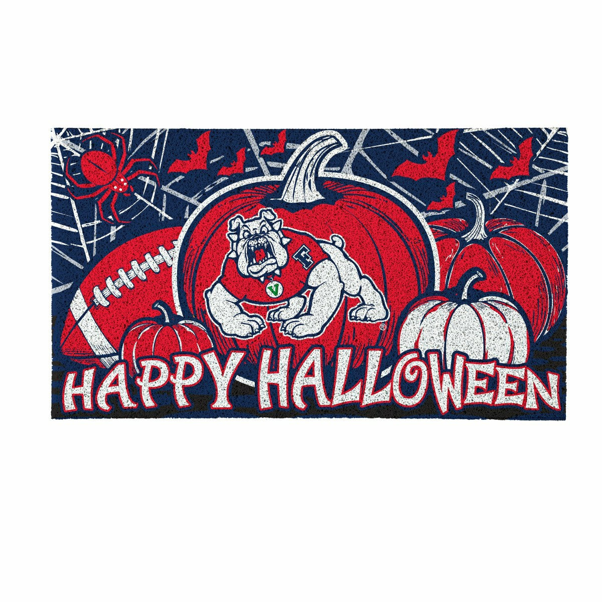 Fresno State Halloween PVC Mat, 28"x16" - Collegiate