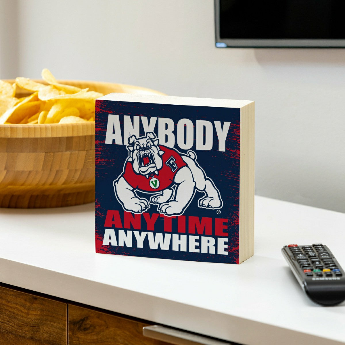 Fresno State Plock, Down Home Fans, 6x6 - Collegiate Home