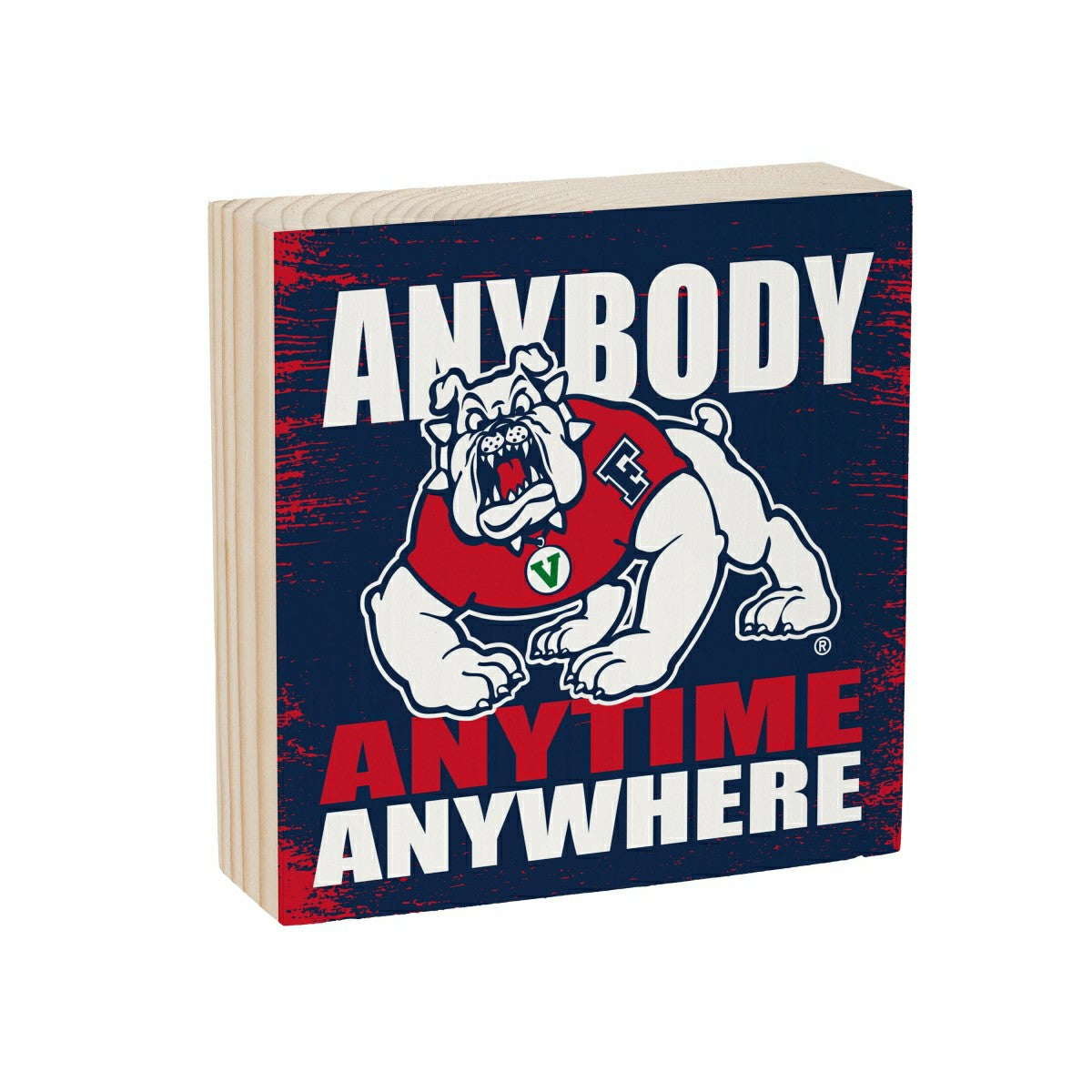 Fresno State Plock, Down Home Fans, 6x6 - Collegiate Home