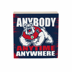 Fresno State Plock, Down Home Fans, 6x6 - Collegiate Home