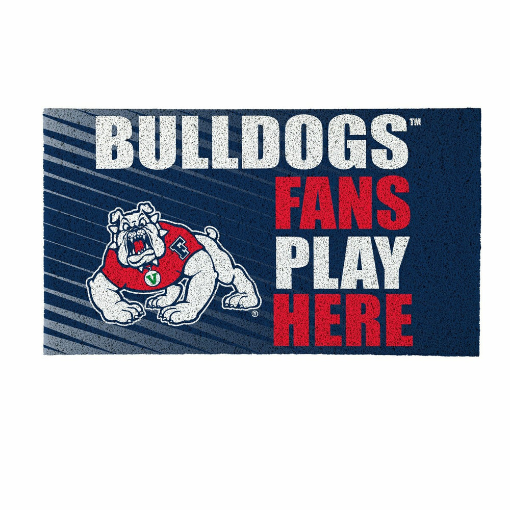 Fresno State Fan Mat, 28"x16" - Collegiate