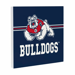 Fresno State Wood Wall Sign, 12x12 - Collegiate Home
