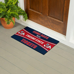 28" x 16" PVC Trapper Mat, Come Back with Tickets, Fresno State - Collegiate