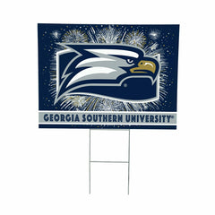 Georgia Southern University Yard Sign, Patriotic - Collegiate Home