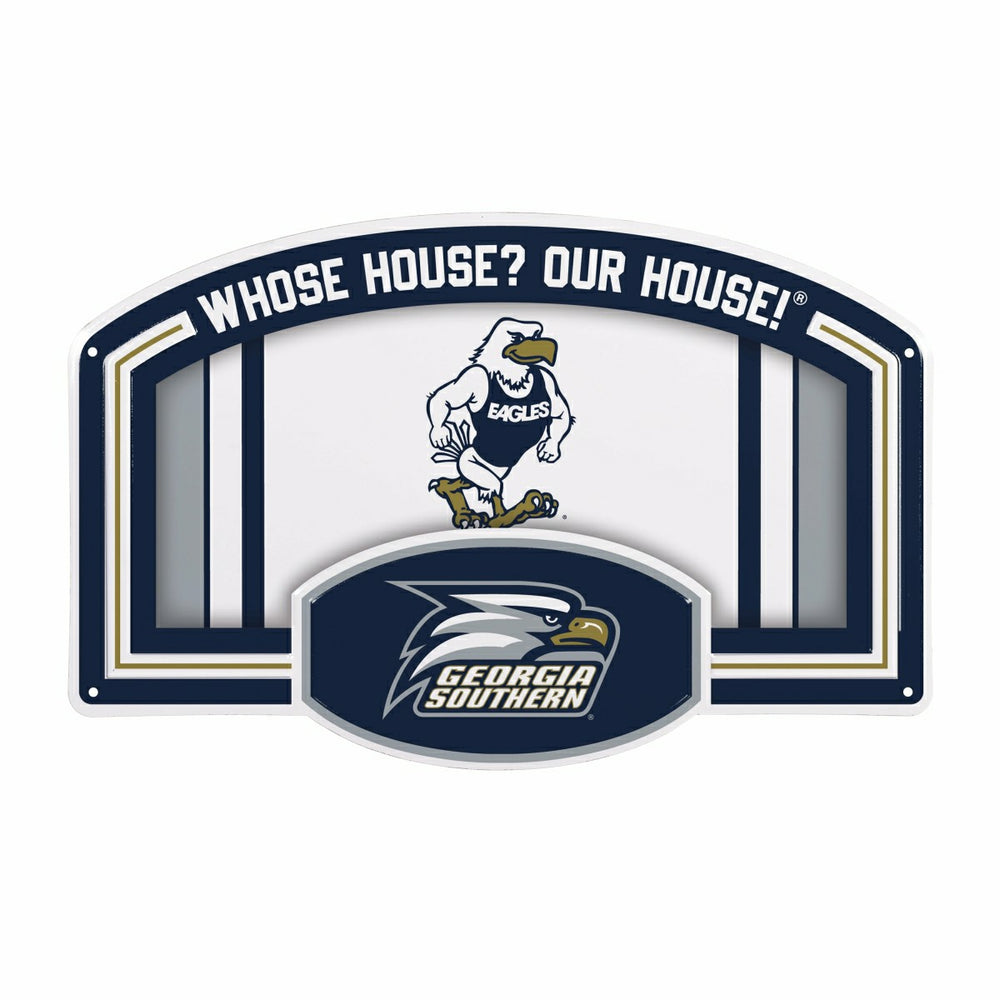 Georgia Southern University USA Embossed Steel Wall Sign, 11" x 17" - Collegiate Home