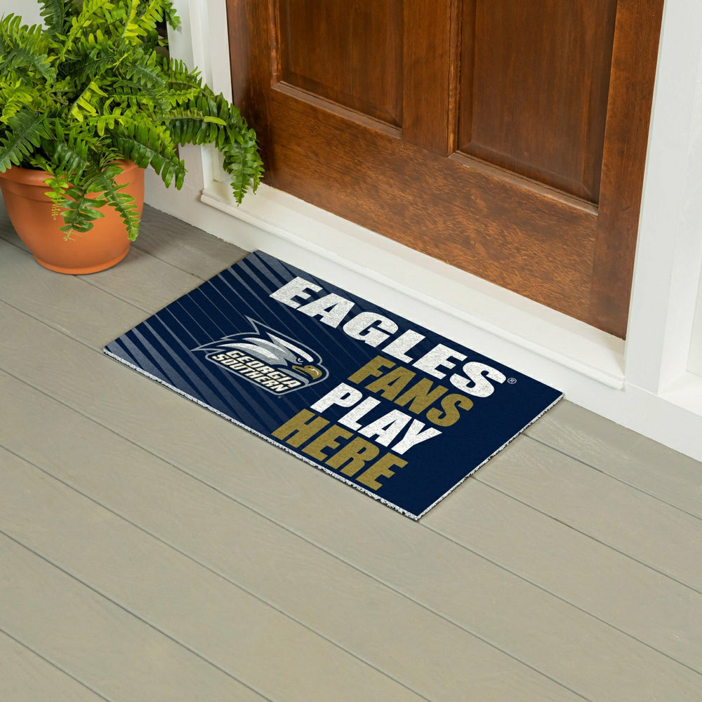 Georgia Southern University Fan Mat, 28"x16" - Collegiate