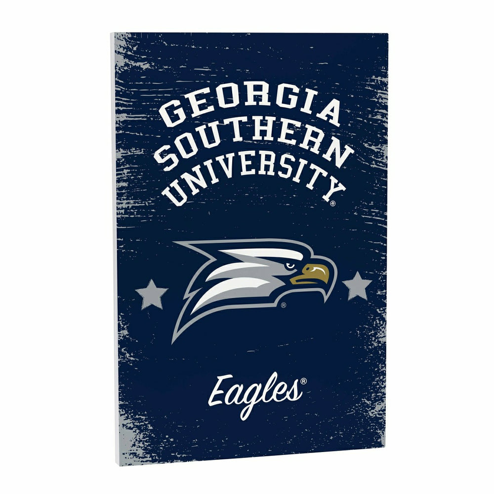 Georgia Southern University Wood Wall Sign, 16x24 - Collegiate Home