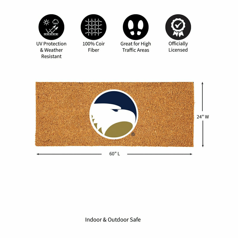 Georgia Southern University Extra Large Full Color Coir Mat, 60"x24" - Collegiate