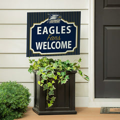 Georgia Southern University Coroplast Yard Sign, "Fans Welcome" - Collegiate Home