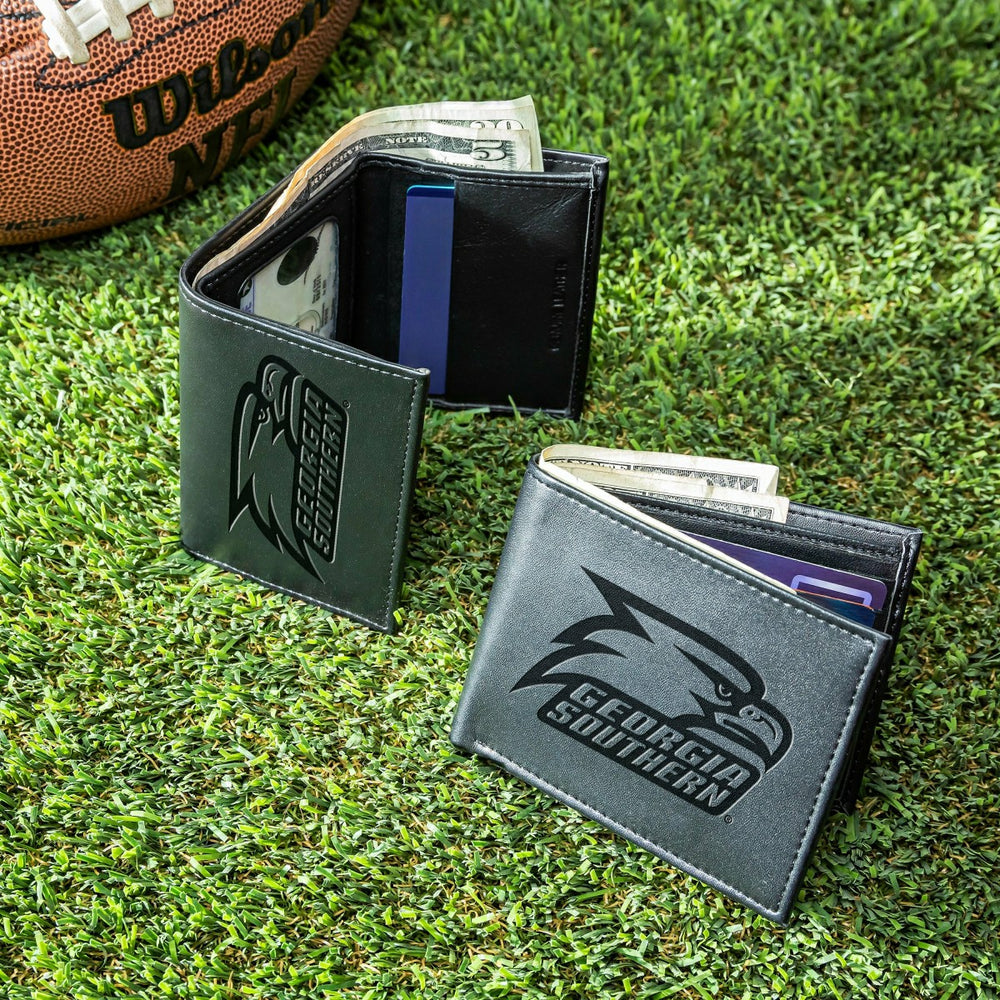 Georgia Southern, Bi-Fold and Tri-Fold Wallet Gift Set, Black - Collegiate Home