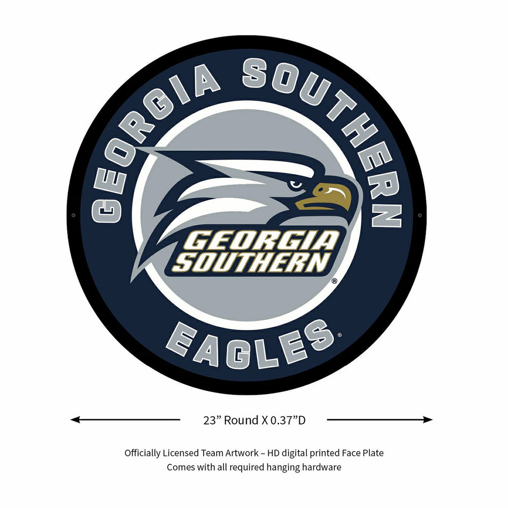LED Wall Decor, Round, Georgia Southern University - Collegiate Home