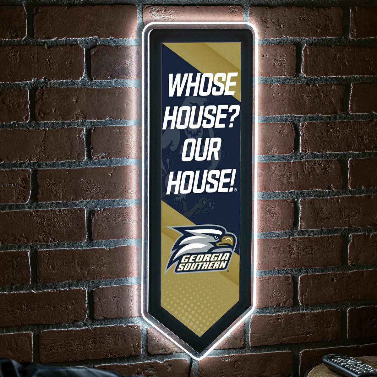 LED Wall Decor, Pennant, Georgia Southern University - Collegiate Home