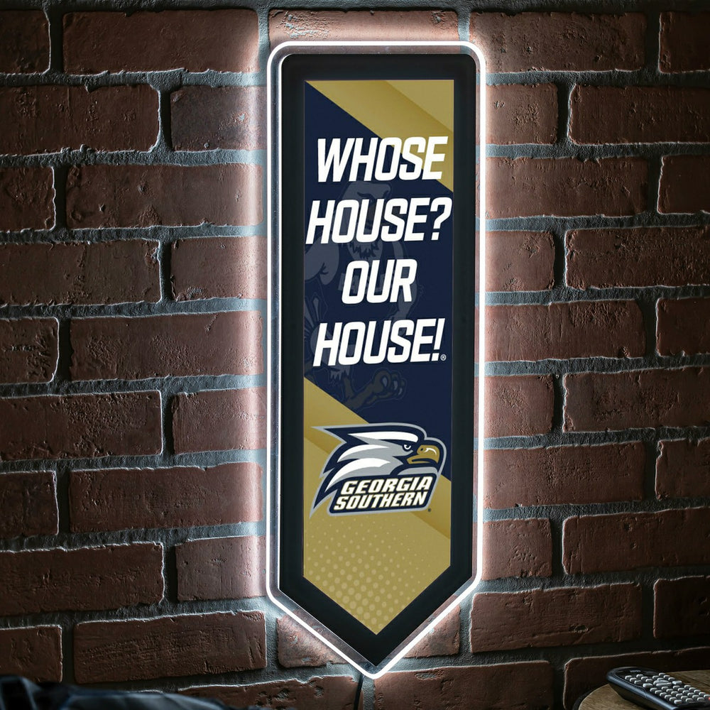 LED Wall Decor, Pennant, Georgia Southern University - Collegiate Home