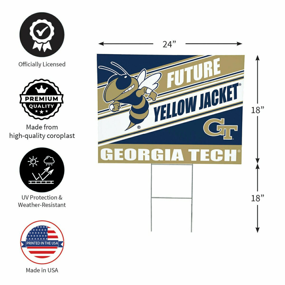Georgia Tech Coroplast Yard Sign, Future Student - Collegiate Home