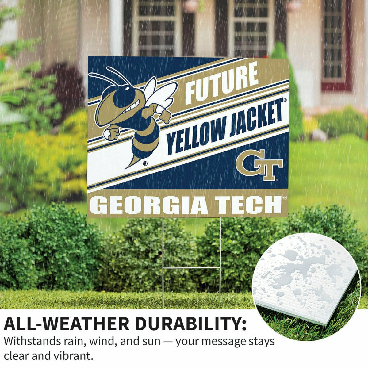 Georgia Tech Coroplast Yard Sign, Future Student - Collegiate Home