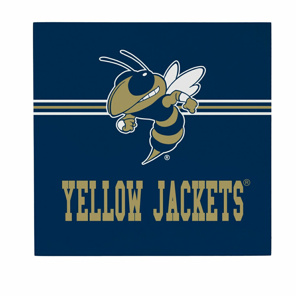 Georgia Tech Wood Wall Sign, 12x12 - Collegiate Home