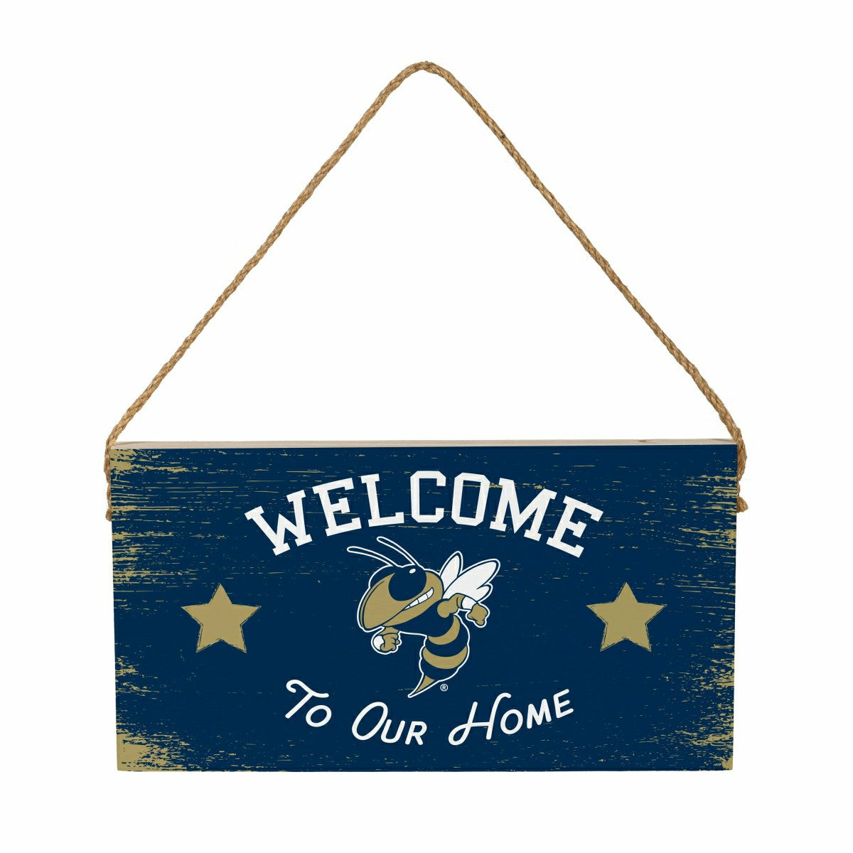 Georgia Tech Wood Wall Sign, 6x11 - Collegiate Home