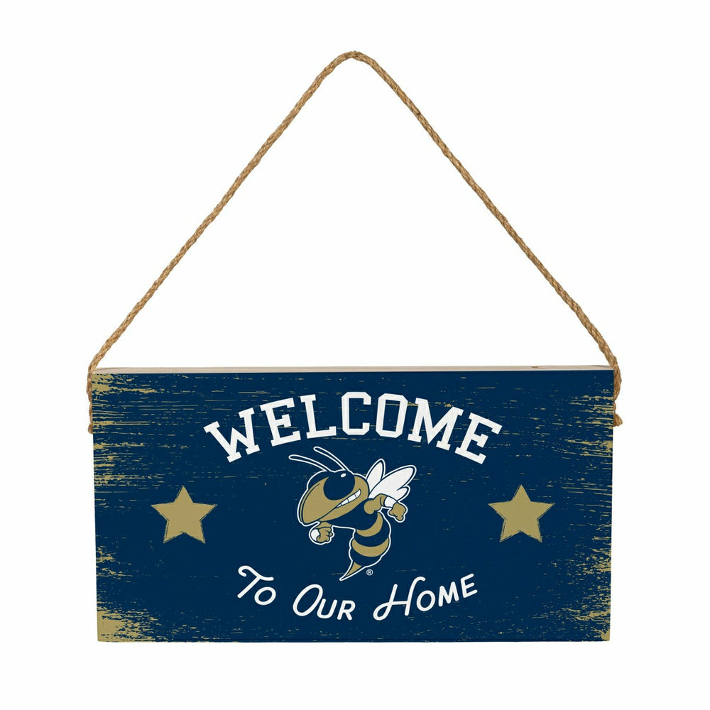 Georgia Tech Wood Wall Sign, 6x11 - Collegiate Home
