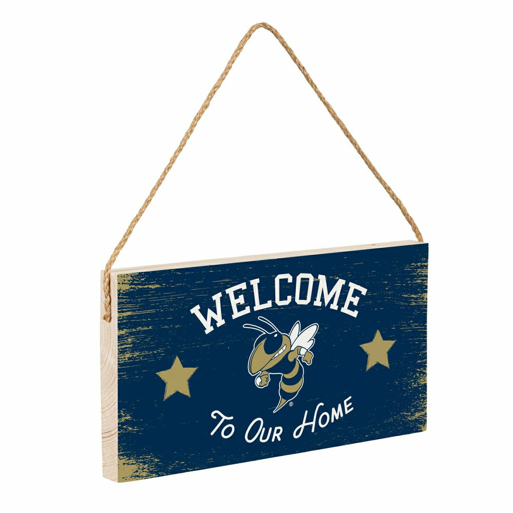 Georgia Tech Wood Wall Sign, 6x11 - Collegiate Home