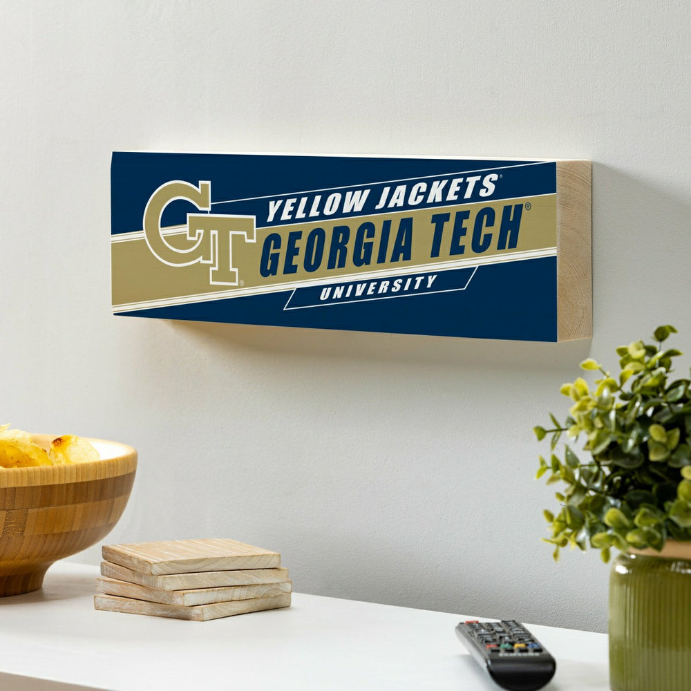 Georgia Tech Mantle Sign, Down Home Fans, 5x18 - Collegiate Home