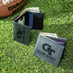 Georgia Tech, Bi-Fold and Tri-Fold Wallet Gift Set, Black - Collegiate Home