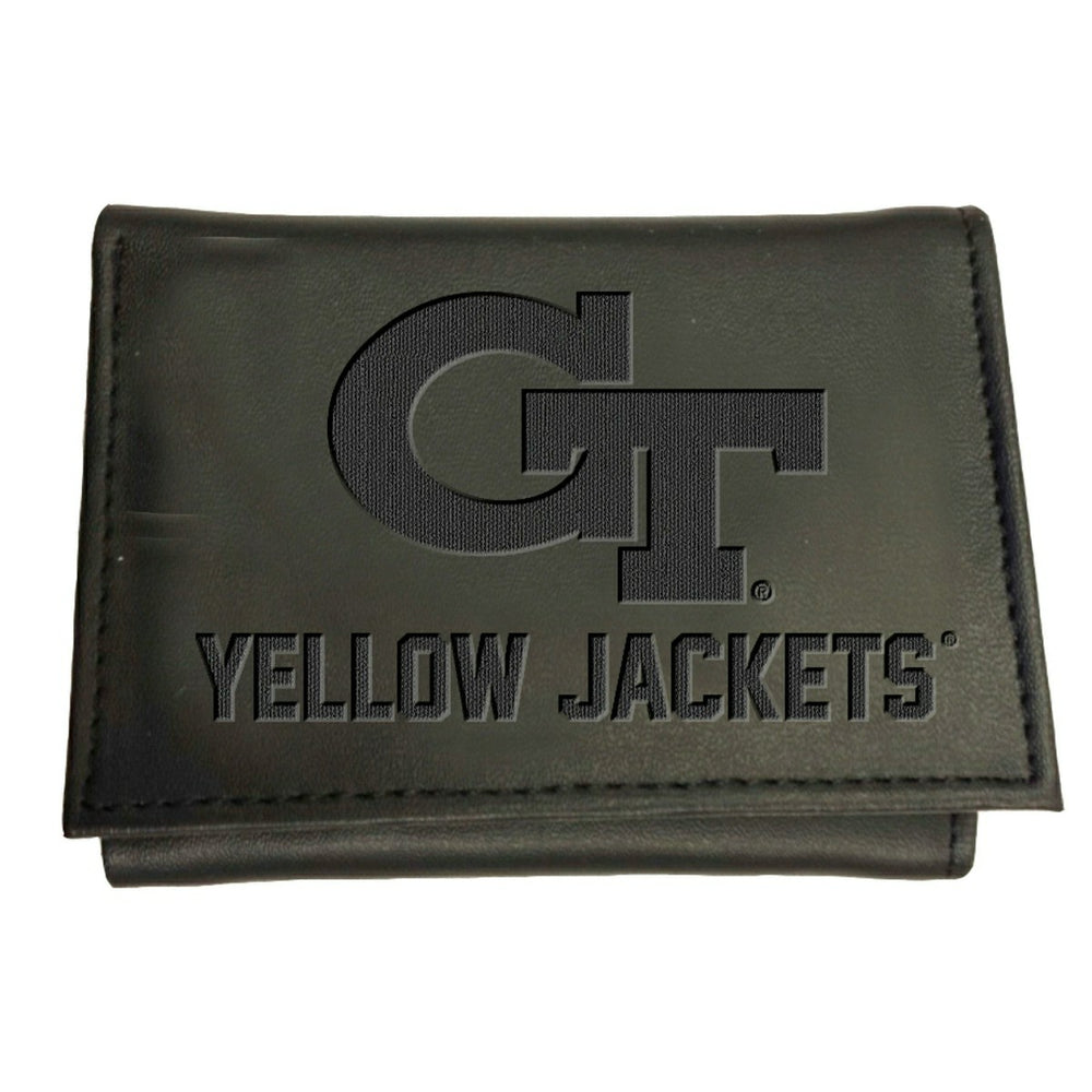 Georgia Tech, Tri-Fold Wallet, Black - Collegiate Home