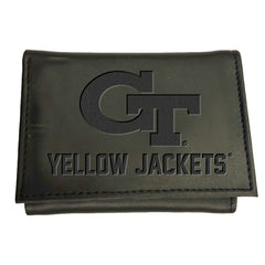 Georgia Tech, Tri-Fold Wallet, Black - Collegiate Home