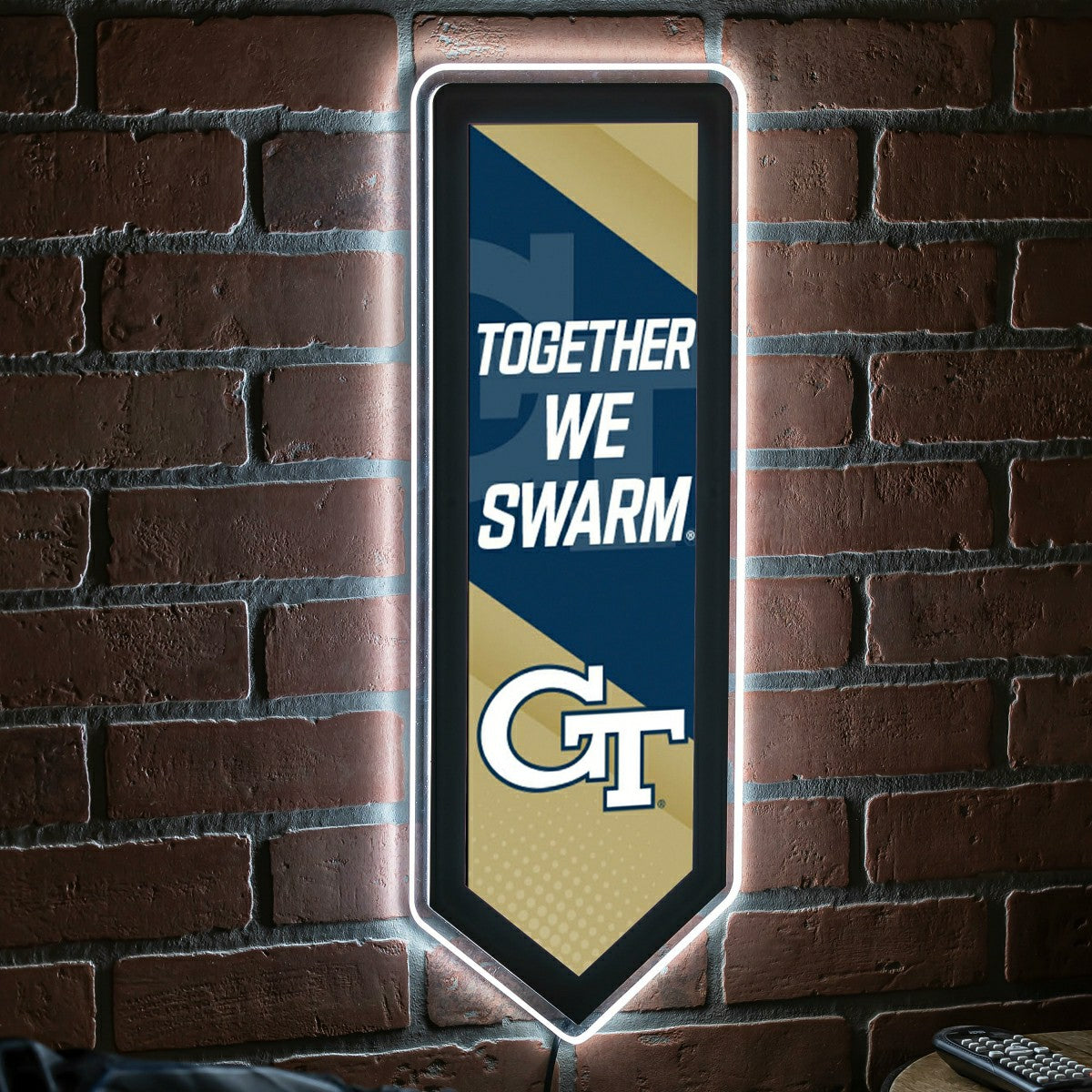 LED Wall Decor, Pennant, Georgia Tech - Collegiate Home