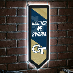 LED Wall Decor, Pennant, Georgia Tech - Collegiate Home