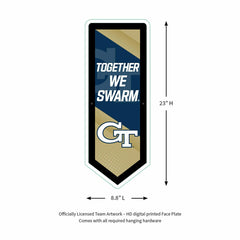 LED Wall Decor, Pennant, Georgia Tech - Collegiate Home