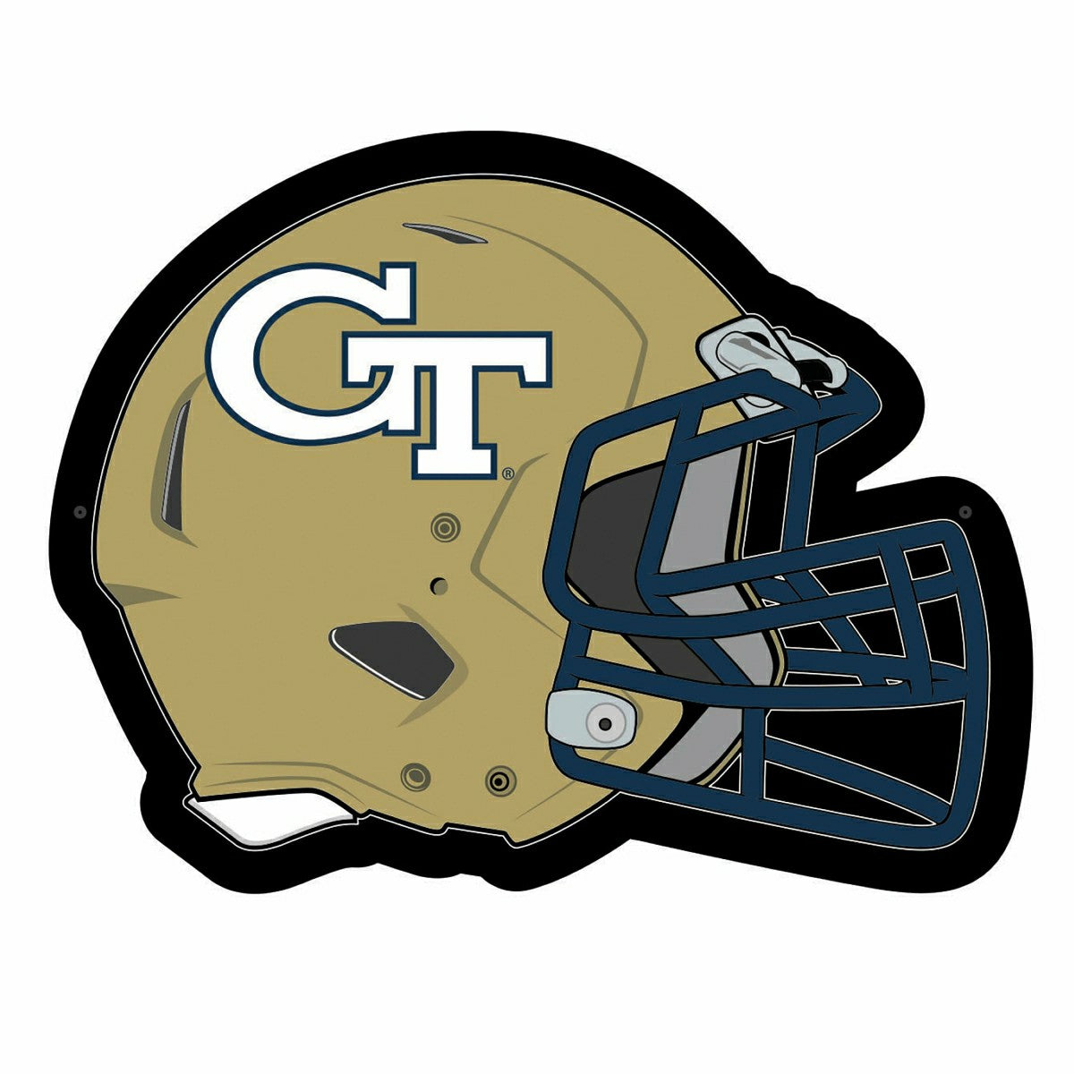 LED Wall Decor, Helmet, Georgia Tech - Collegiate Home