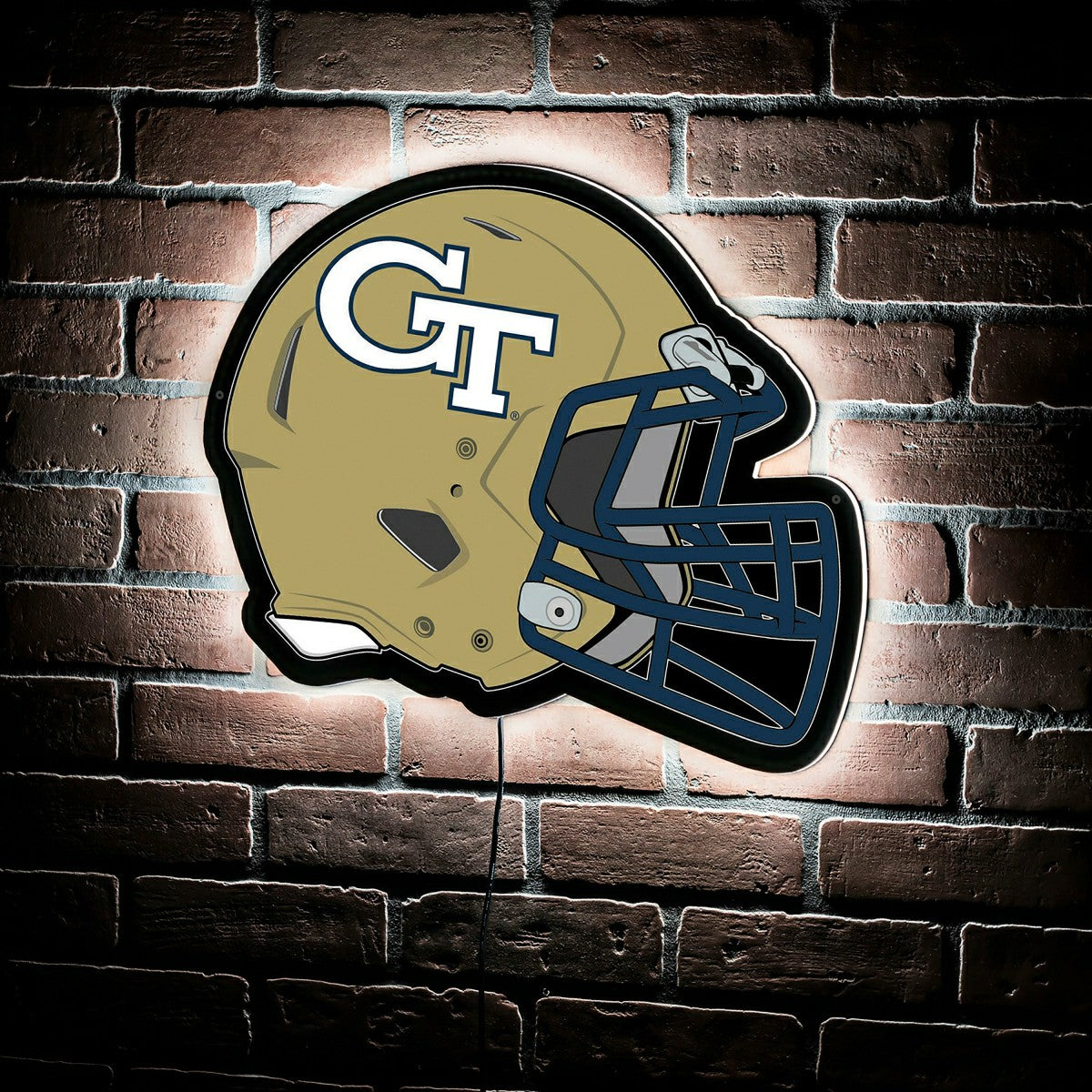 LED Wall Decor, Helmet, Georgia Tech - Collegiate Home