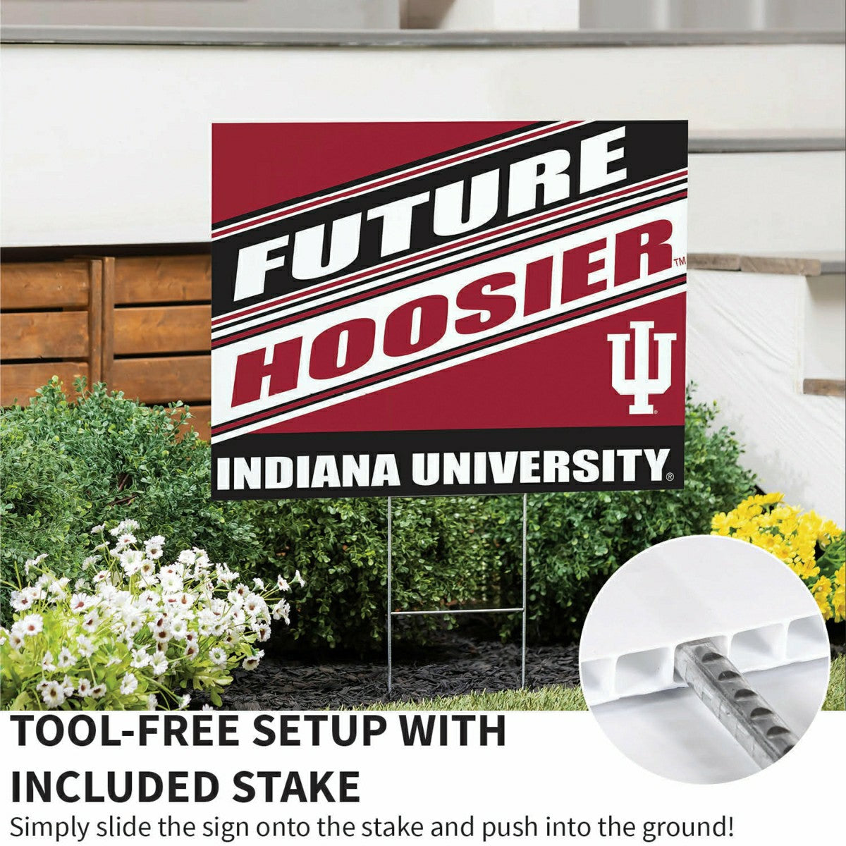 Indiana University Coroplast Yard Sign, Future Student - Collegiate Home