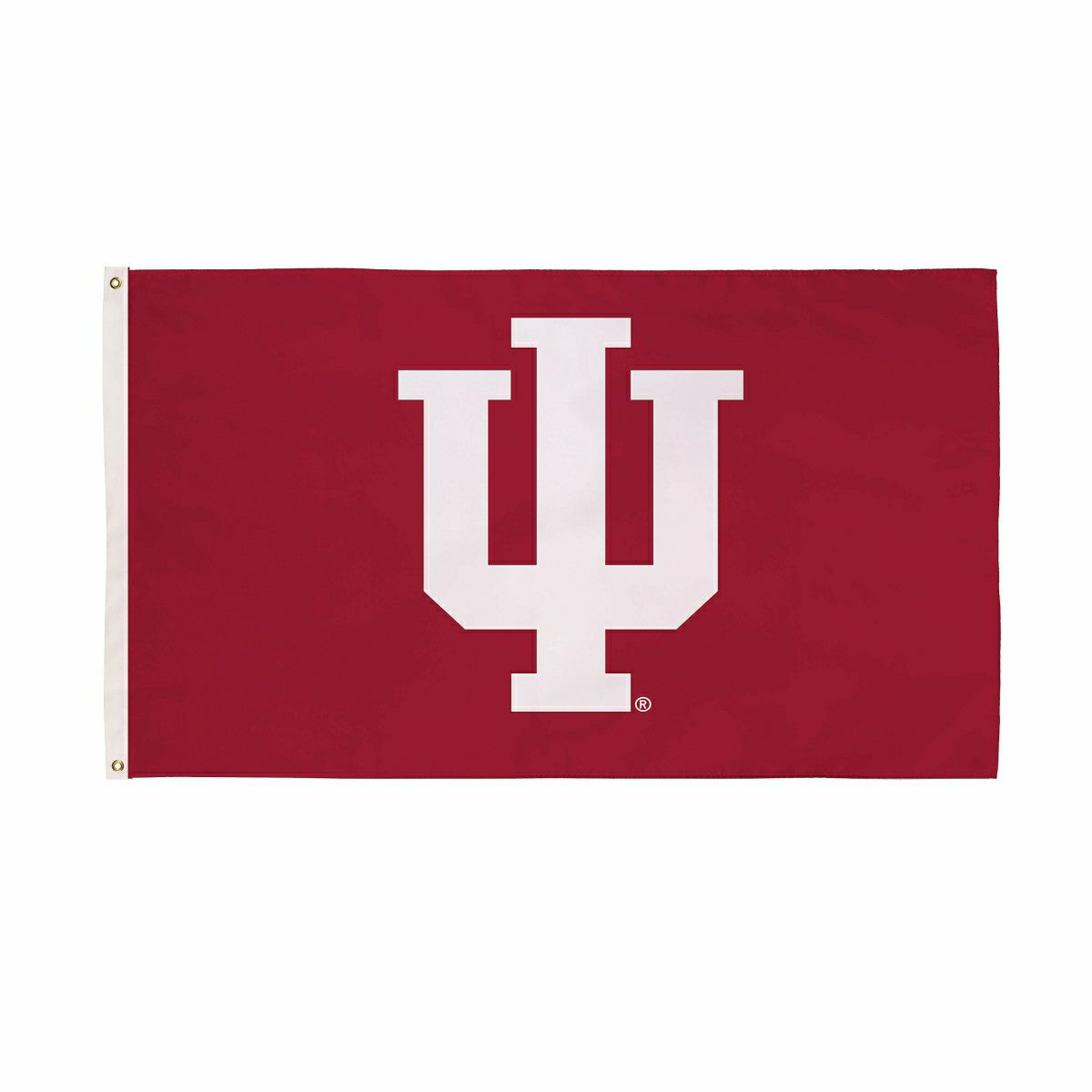 3'x5' Single Sided Flag w/ 2 Grommets, Indiana University - Collegiate Home