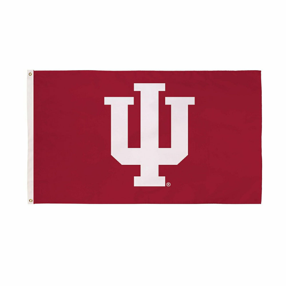 3'x5' Single Sided Flag w/ 2 Grommets, Indiana University - Collegiate Home