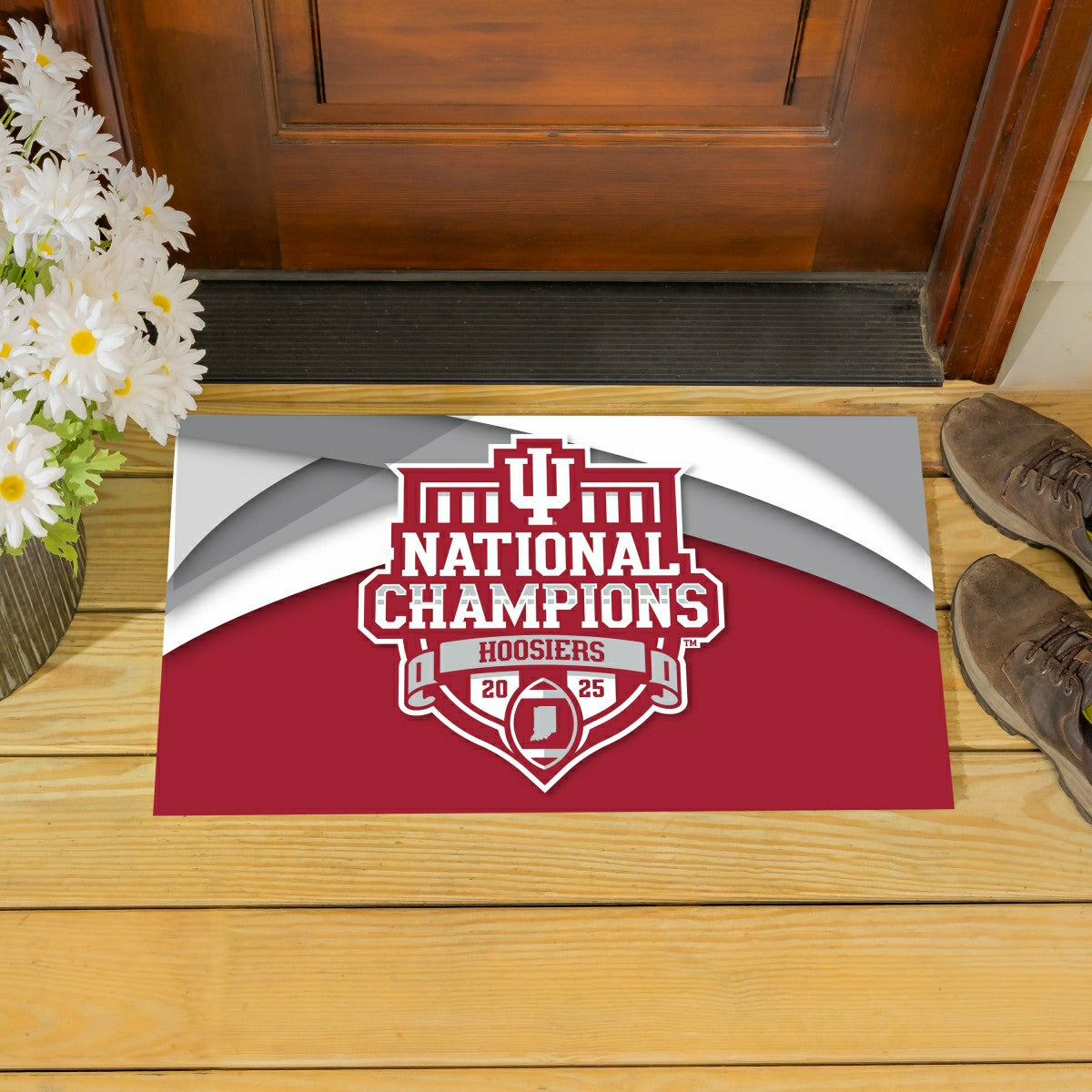 Indiana University, Div 1 Champs, Turf Mat, Color - Collegiate