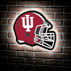 LED Wall Decor, College Football Helmet, Indiana University - Collegiate Home