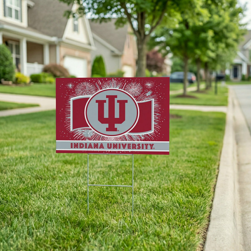 Indiana University Yard Sign, Patriotic - Collegiate Home